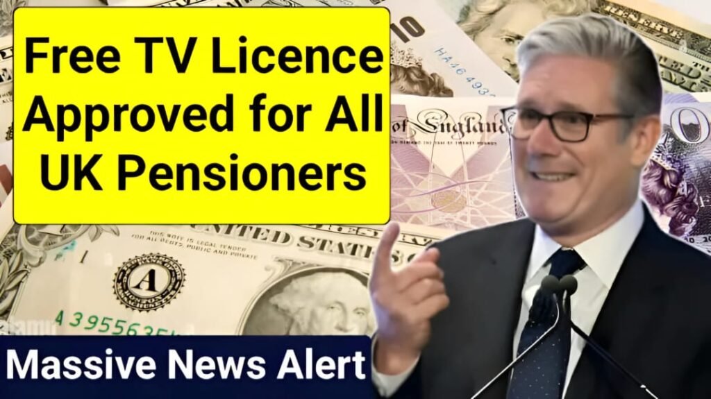 Free TV Licence for UK Pensioners