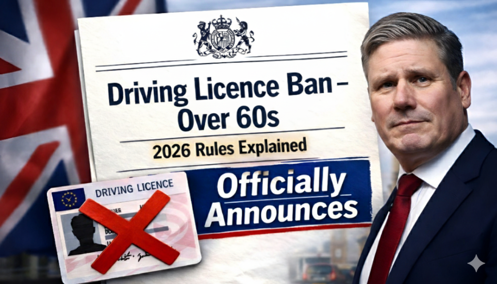 UK Driving Licence Ban for Over-60s 2026